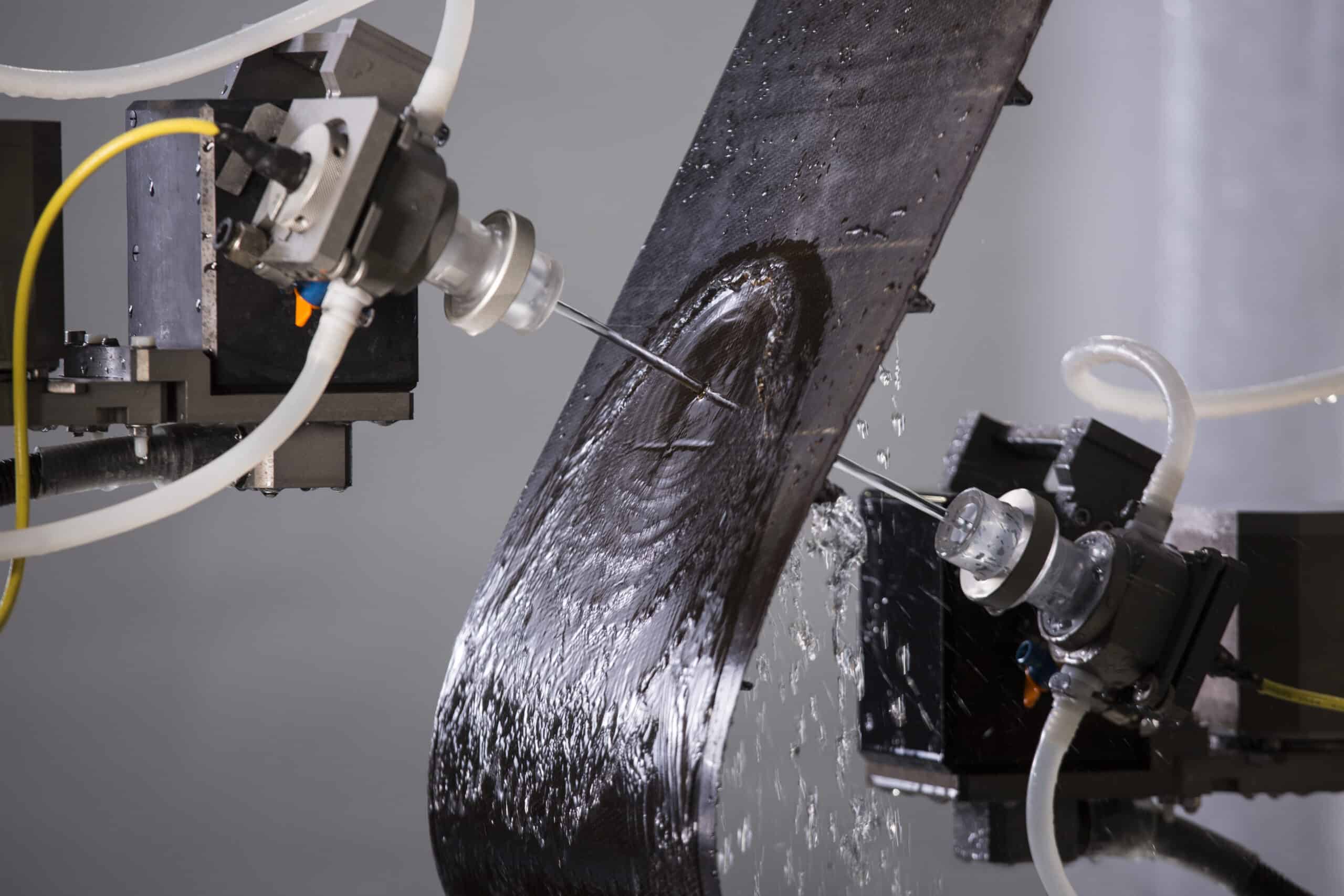 Squirters for Composite Inspection